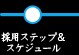 採用ステップ&スケジュール